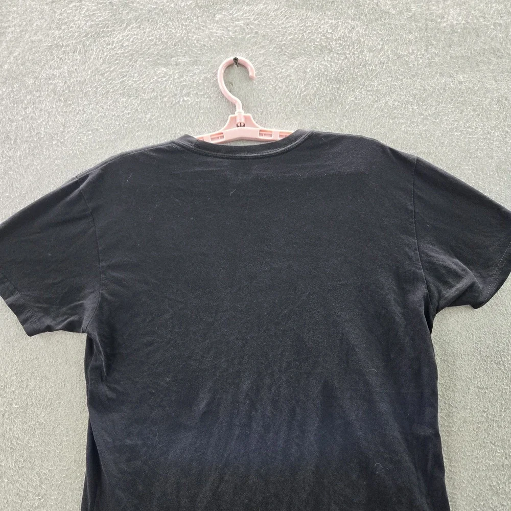 Wash With Souls Men Shirt M Black Graphic Print‎ Skull Crossbones Band Tee